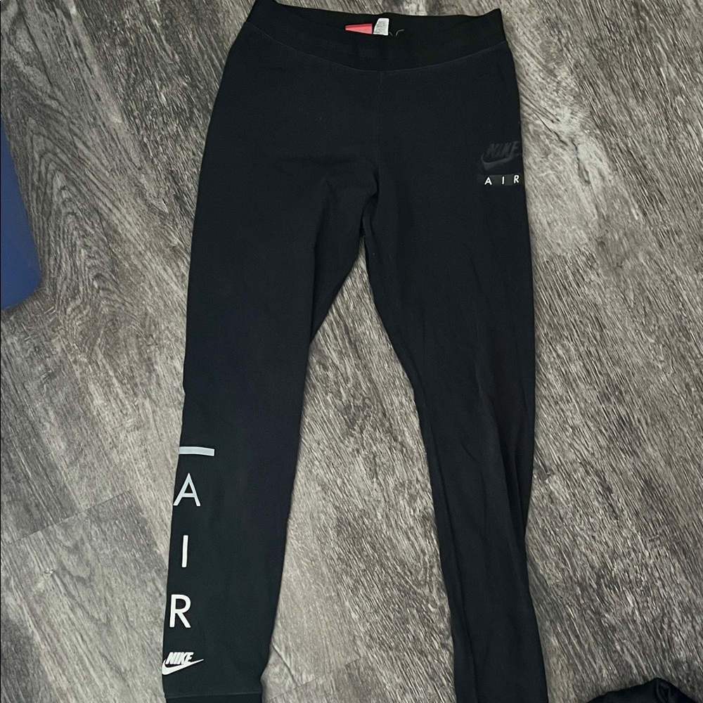 Nike Black Air Logo Leggings